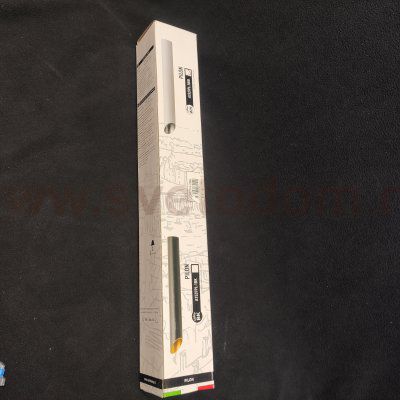 Светильник потолочный стакан 460мм белый/серебро Arte Lamp A1537PL-1WH PILON-SILVER 1*GU10