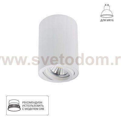 Точечный накладной светильник Arte Lamp A1566PL-1WH SENTRY
