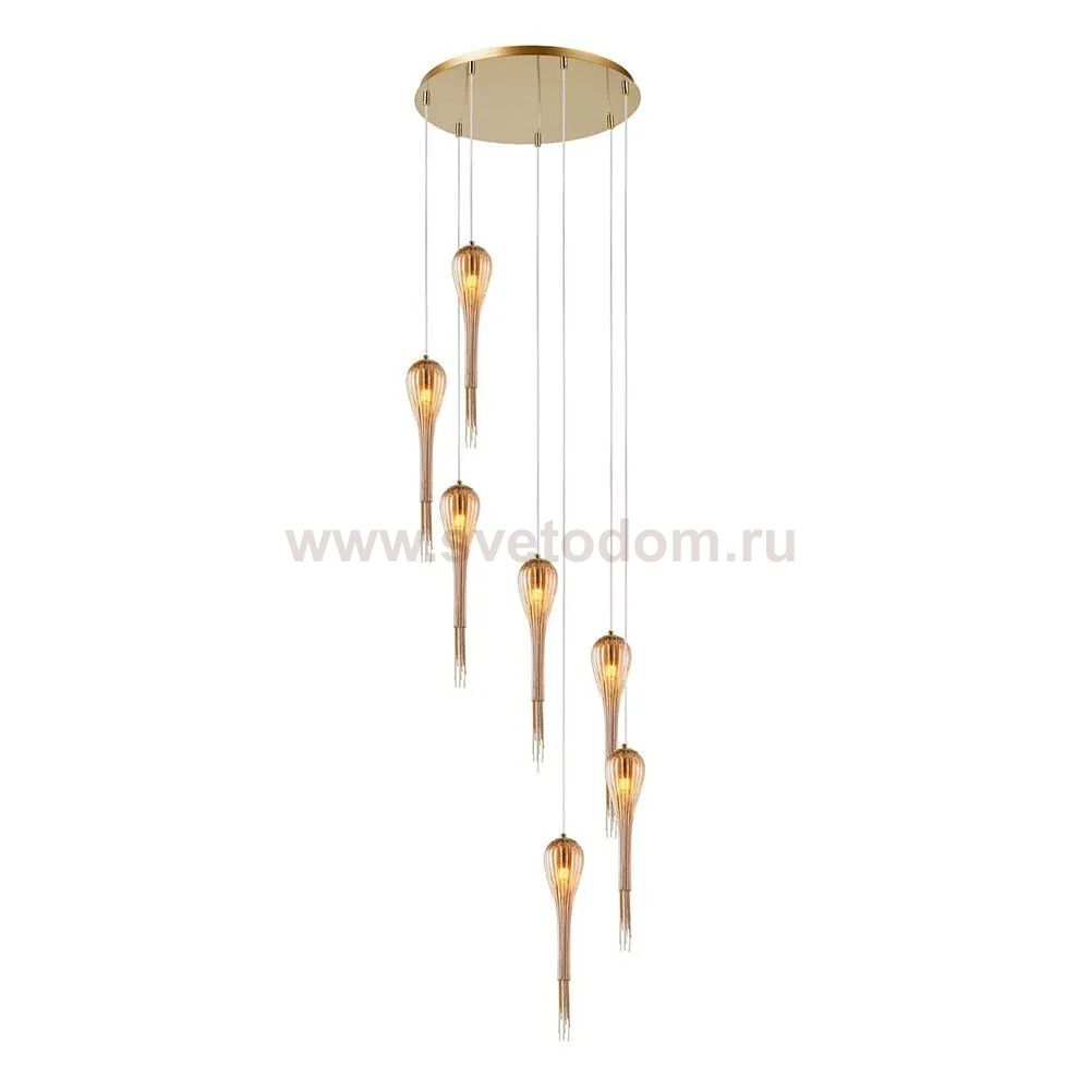 Каскадная люстра Arte Lamp WATERFALL A1577SP-7GO