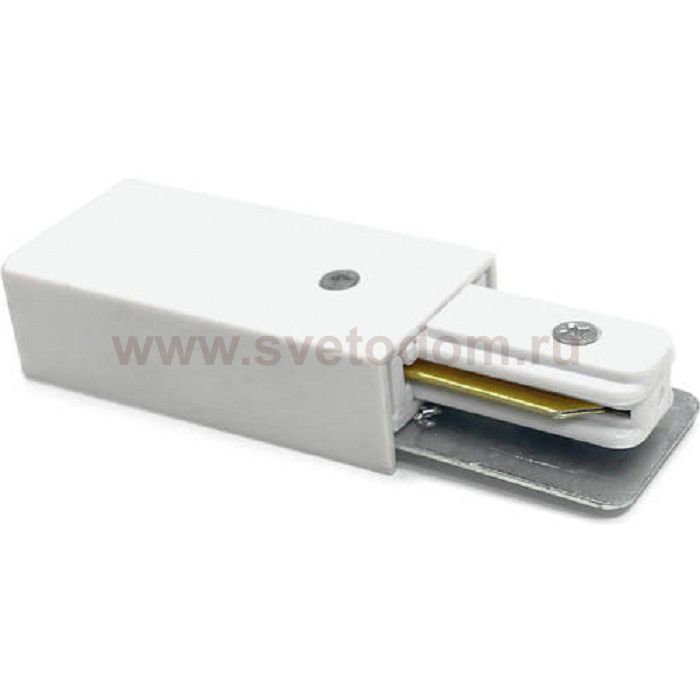 Коннектор питания для трека белый Arte lamp A160033 TRACK