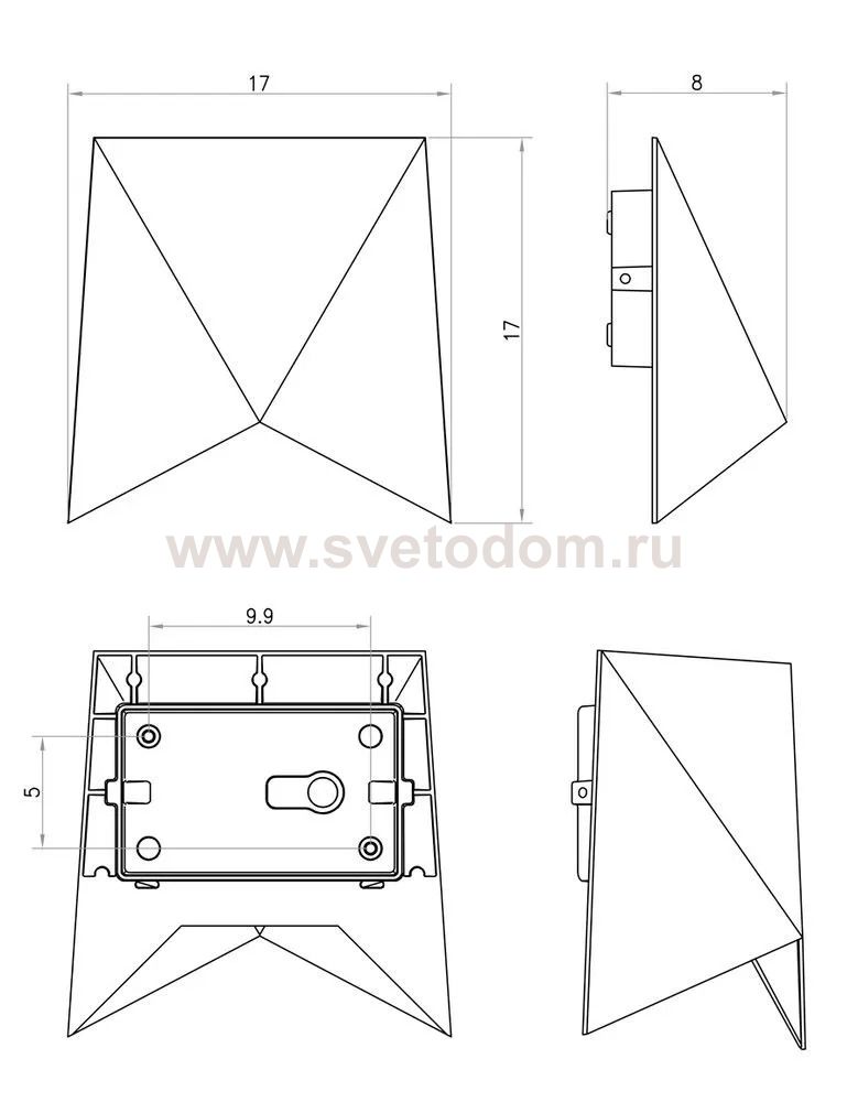 Фасадный светильник Arte Lamp BUSTA A1609AL-1BK