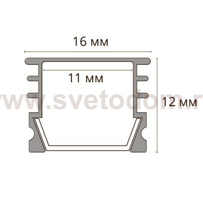 Профили для светодиодных лент Arte Lamp A161205S SURFACE