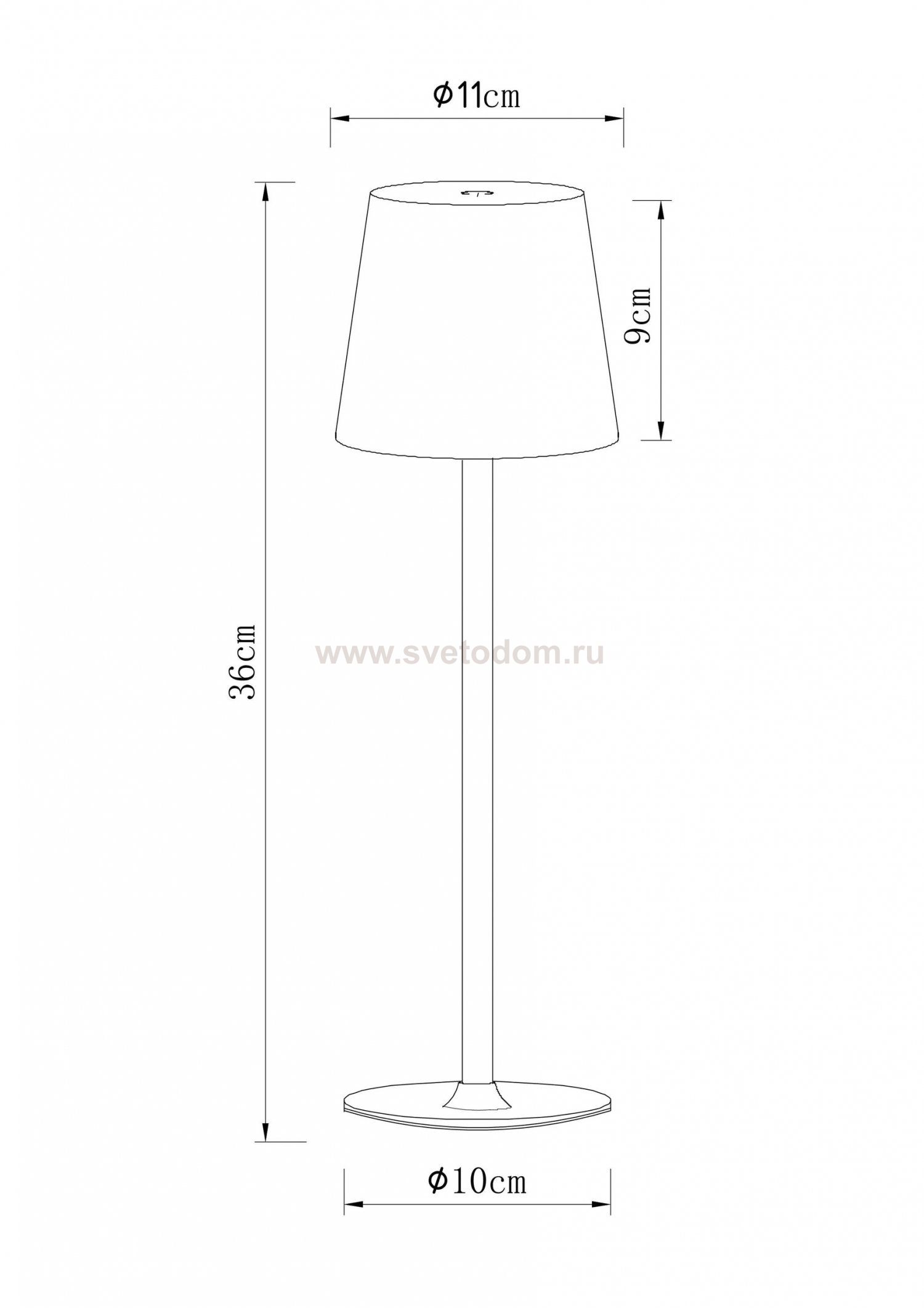 Уличные настольные светильники Arte Lamp A1614LT-1BK FUYUE