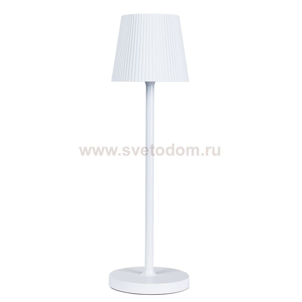 Уличный настольный светильник Arte Lamp A1616LT-1WH FUYUE