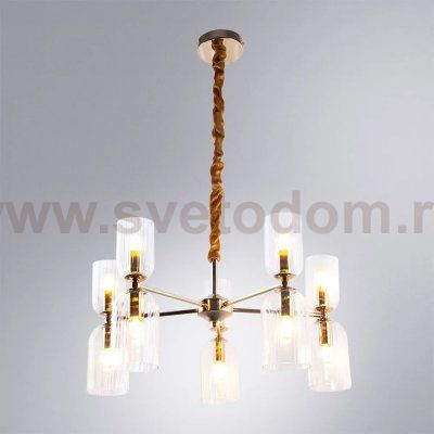 Подвесная люстра Arte Lamp A1623LM-10GO CHARM