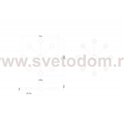 Потолочная люстра Arte Lamp TENDA A1624PL-8WH