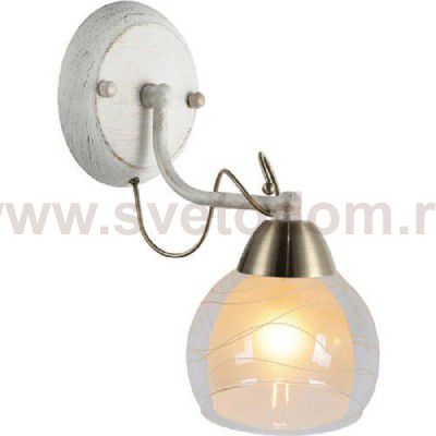 Светильник настенный Arte lamp A1633AP-1WG Intreccio