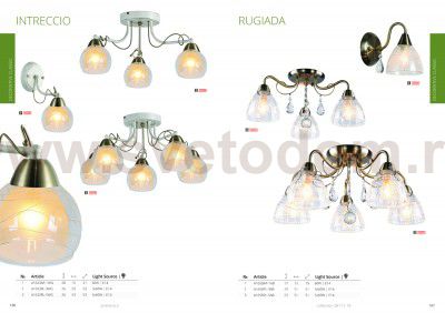 Люстра Arte lamp A1658PL-3AB Rugiada
