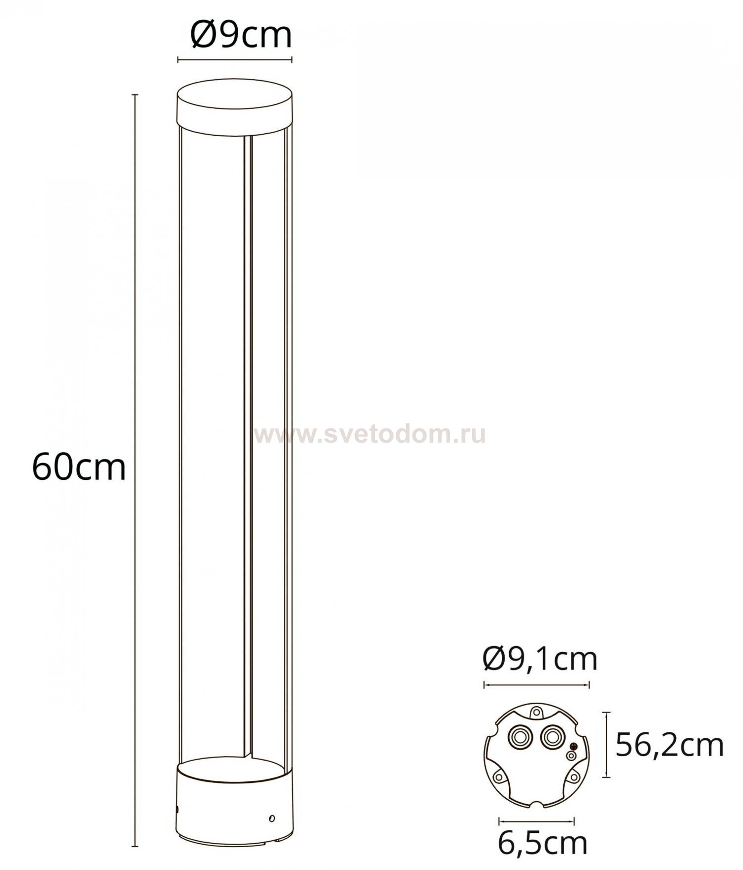 Ландшафтный светильник Arte lamp A1660PA-1BK NEW YORK