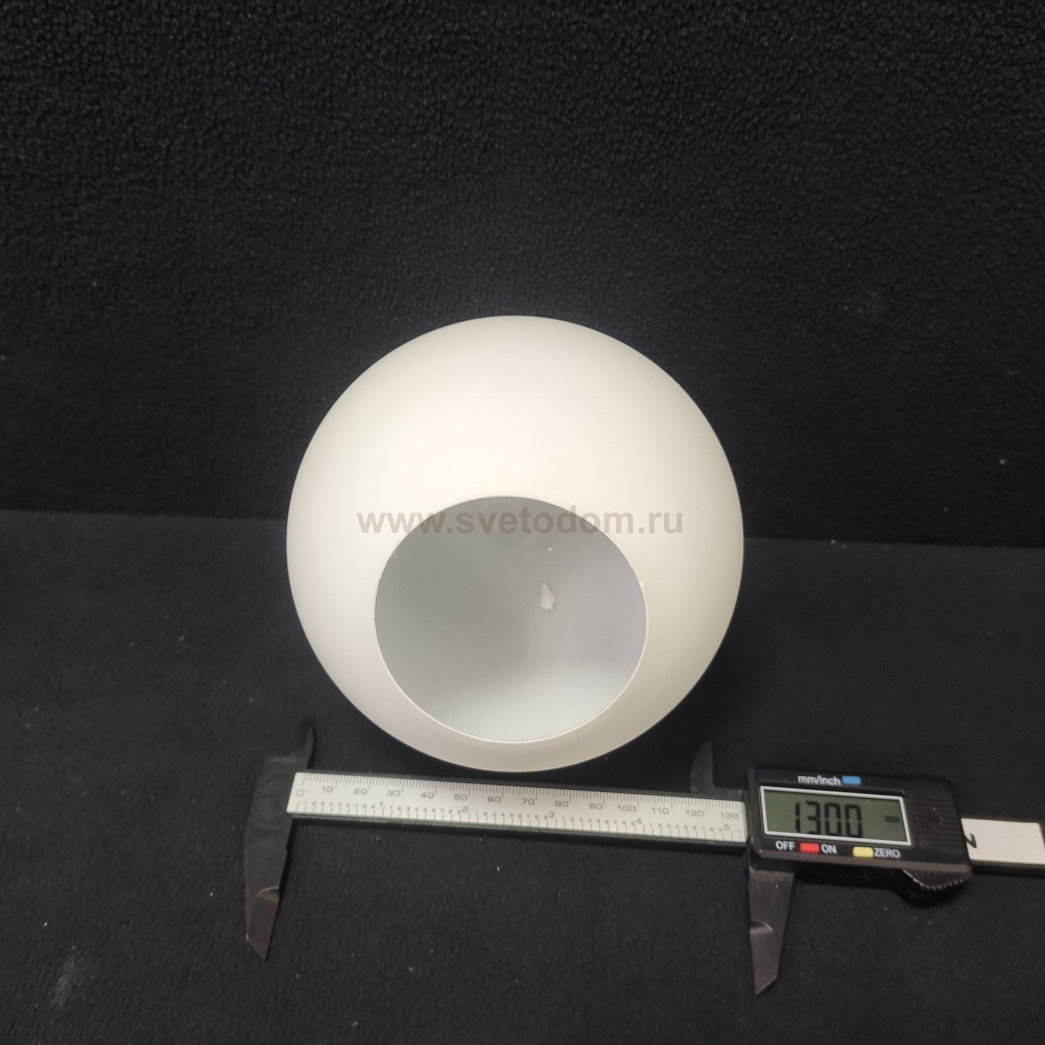 Плафон стекло матовое шар 130мм (67мм посадка) SL1203 LIMANO