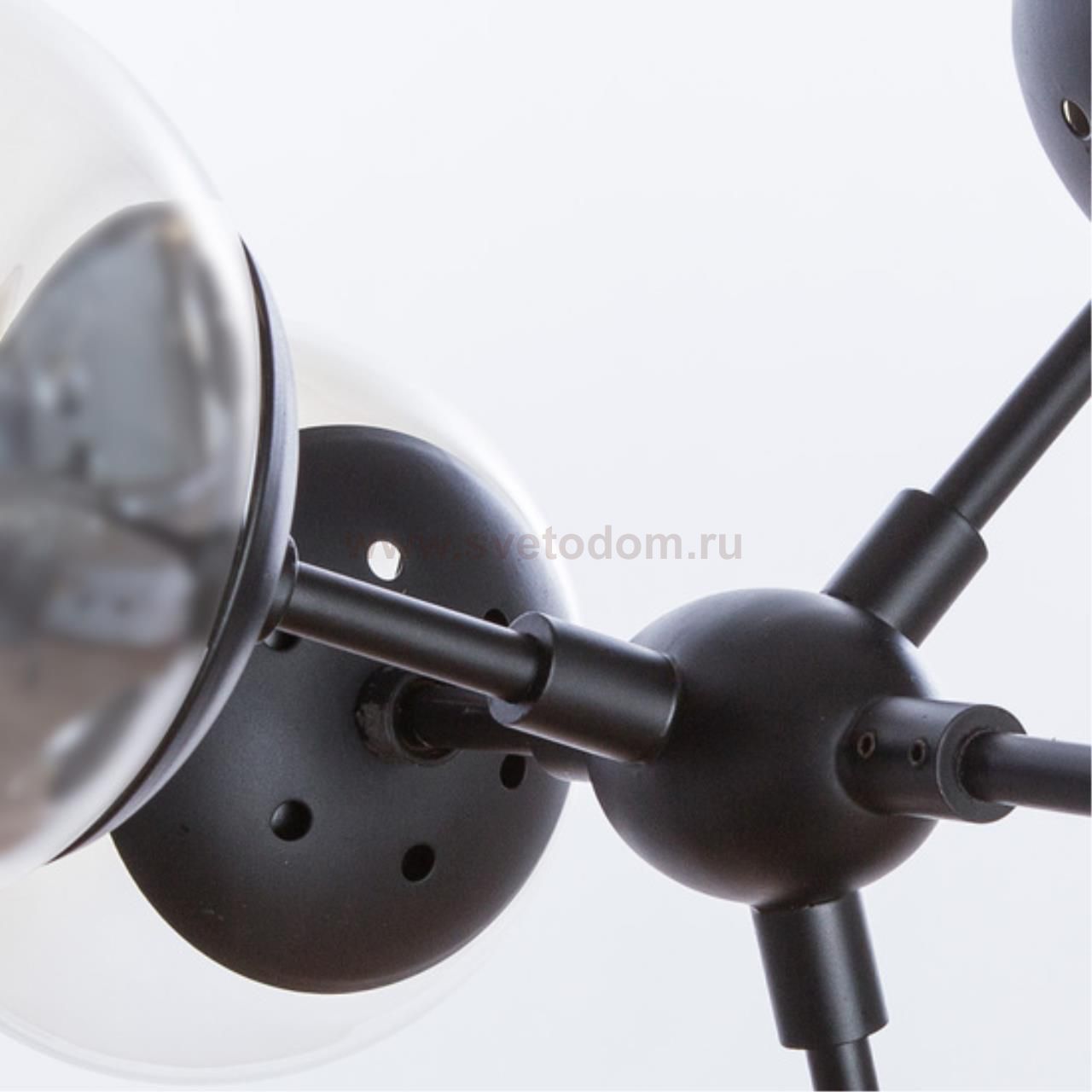Люстра на штанге Arte lamp A1664SP-12BK BOLLA
