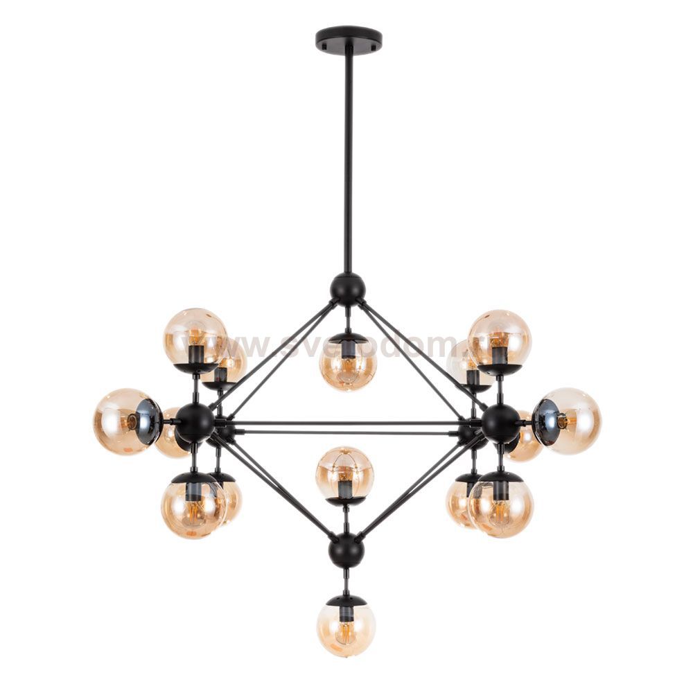 Светильник подвесной Arte lamp A1664SP-15BK BOLLA
