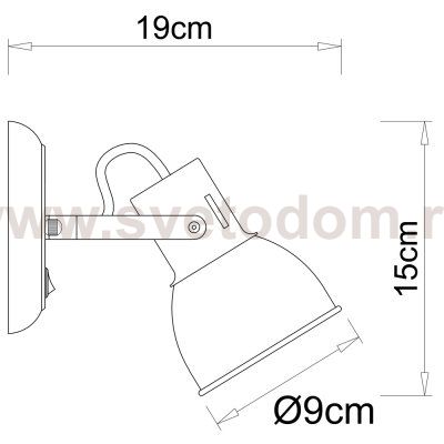 СВЕТИЛЬНИК НАСТЕННЫЙ Arte lamp A1677AP-1GO JOVI