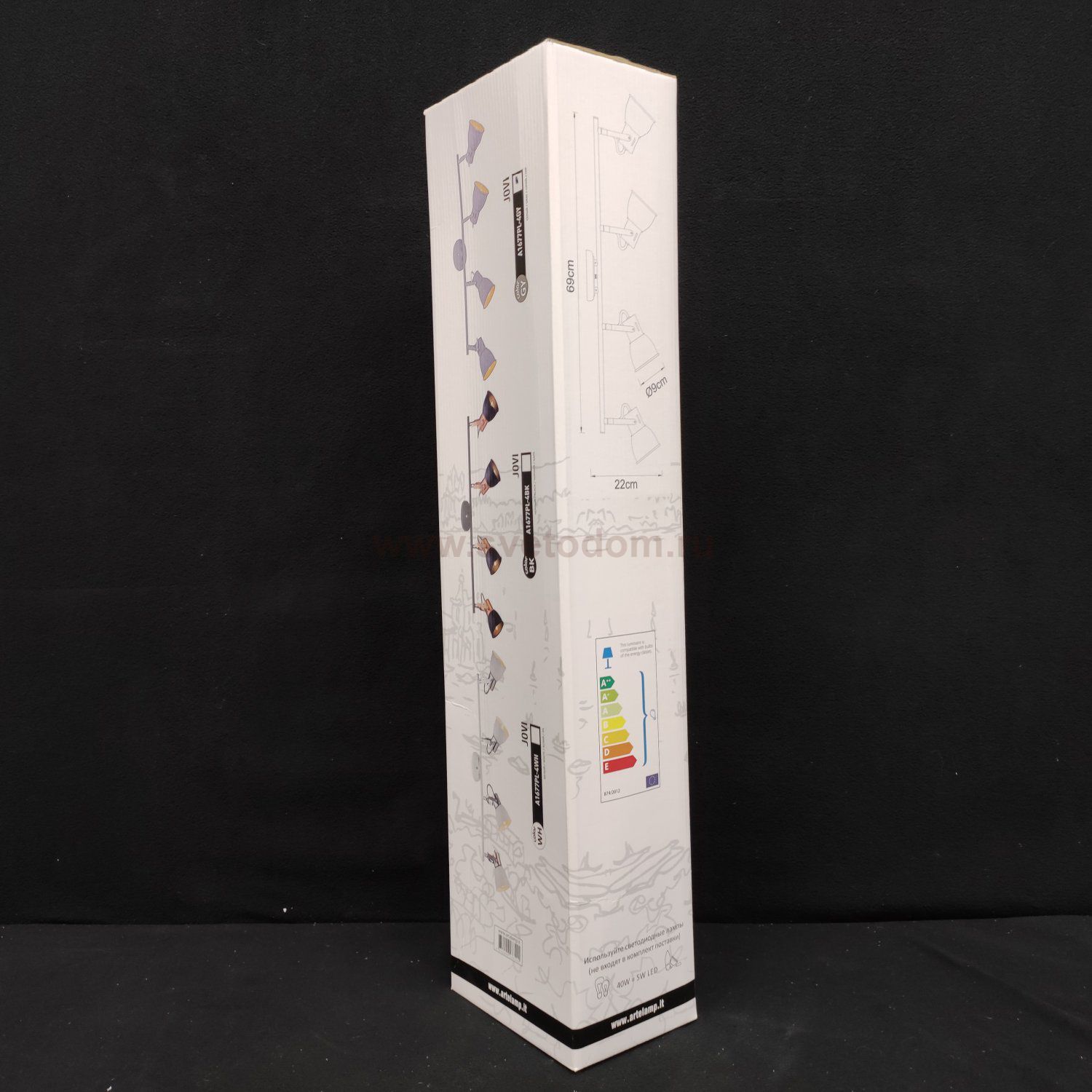 Светильник потолочный Arte lamp A1677PL-4GY JOVI