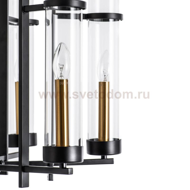 Люстра подвесная Arte Lamp A1688LM-6BK HUGO