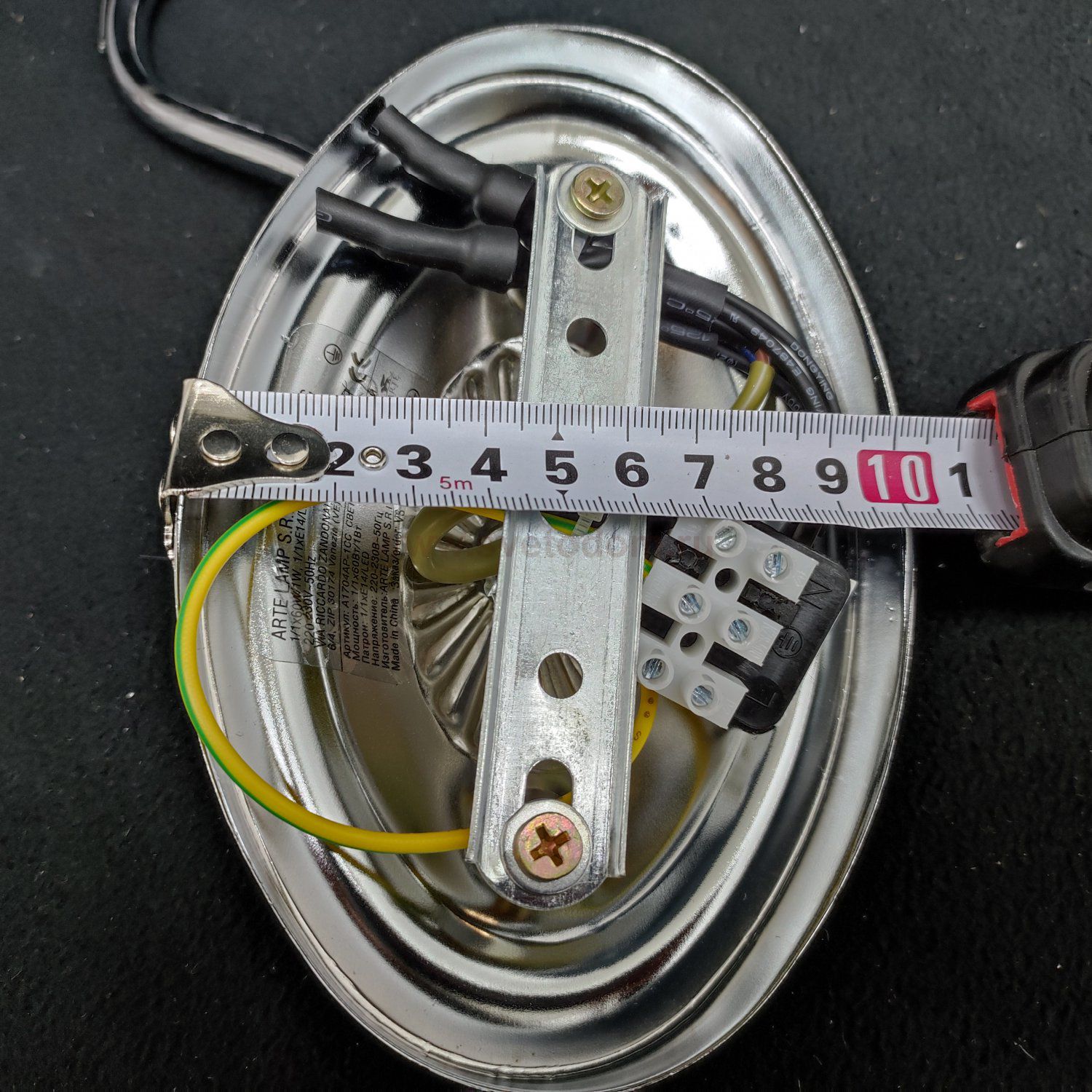 Светильник настенный чашка прозрачная Arte Lamp A1704AP-1CC TET-A-TET