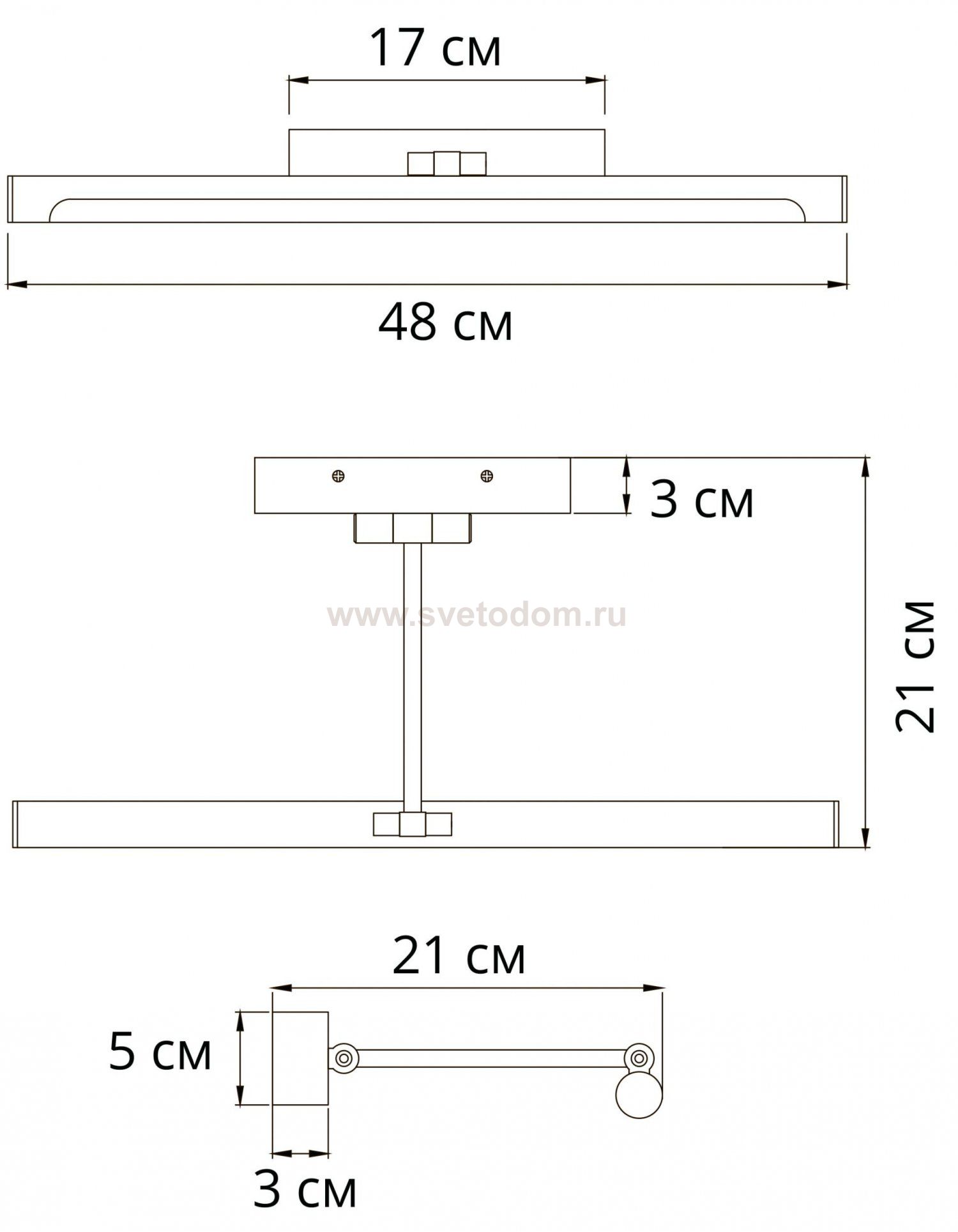 Подсветка для картин Arte lamp A1709AP-1GO HARRISON