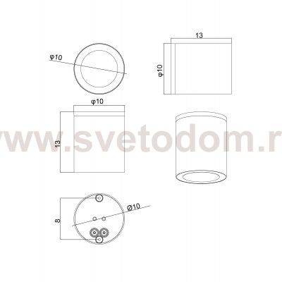 Уличный светильник Arte Lamp A1813PF-1BK TORCULAR