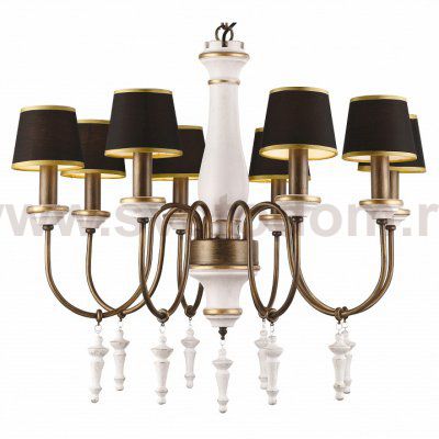 Подвесная люстра Arte lamp A1843LM-8BG Fortezza