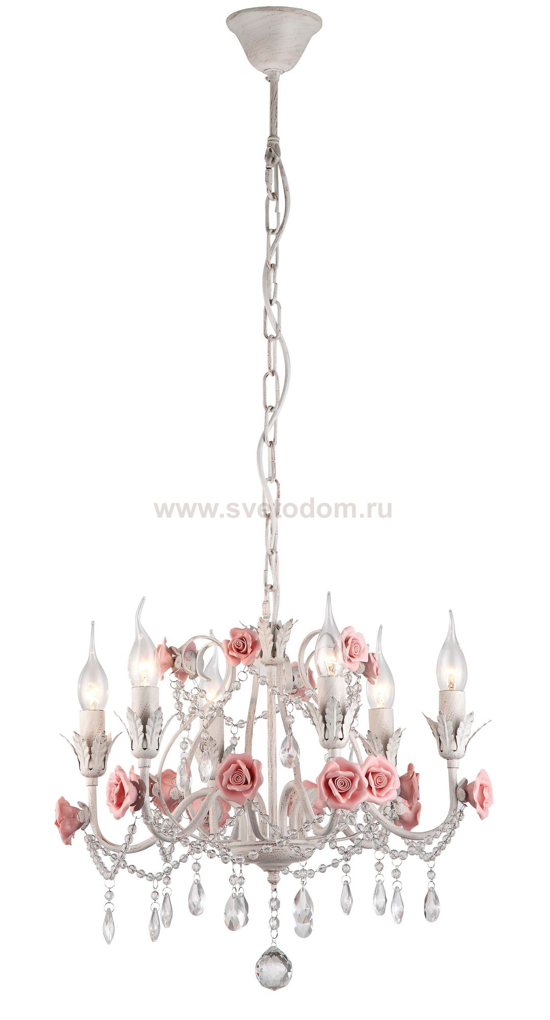 Подвесная люстра Arte lamp A1855LM-8WG Rosarium