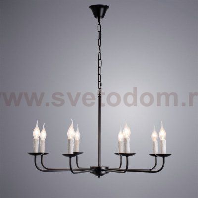 Люстра подвесная Arte Lamp A1857LM-8BK GRAFF