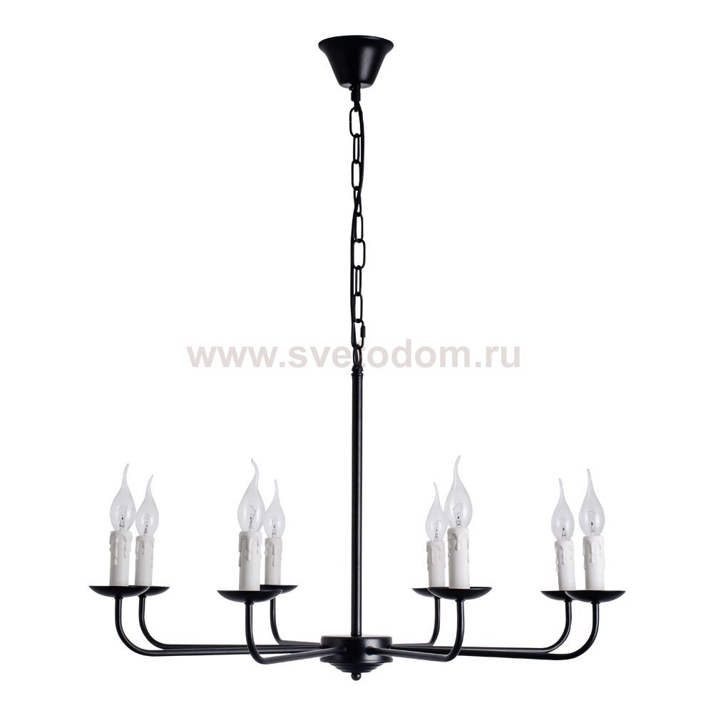 Люстра подвесная Arte Lamp A1857LM-8BK GRAFF