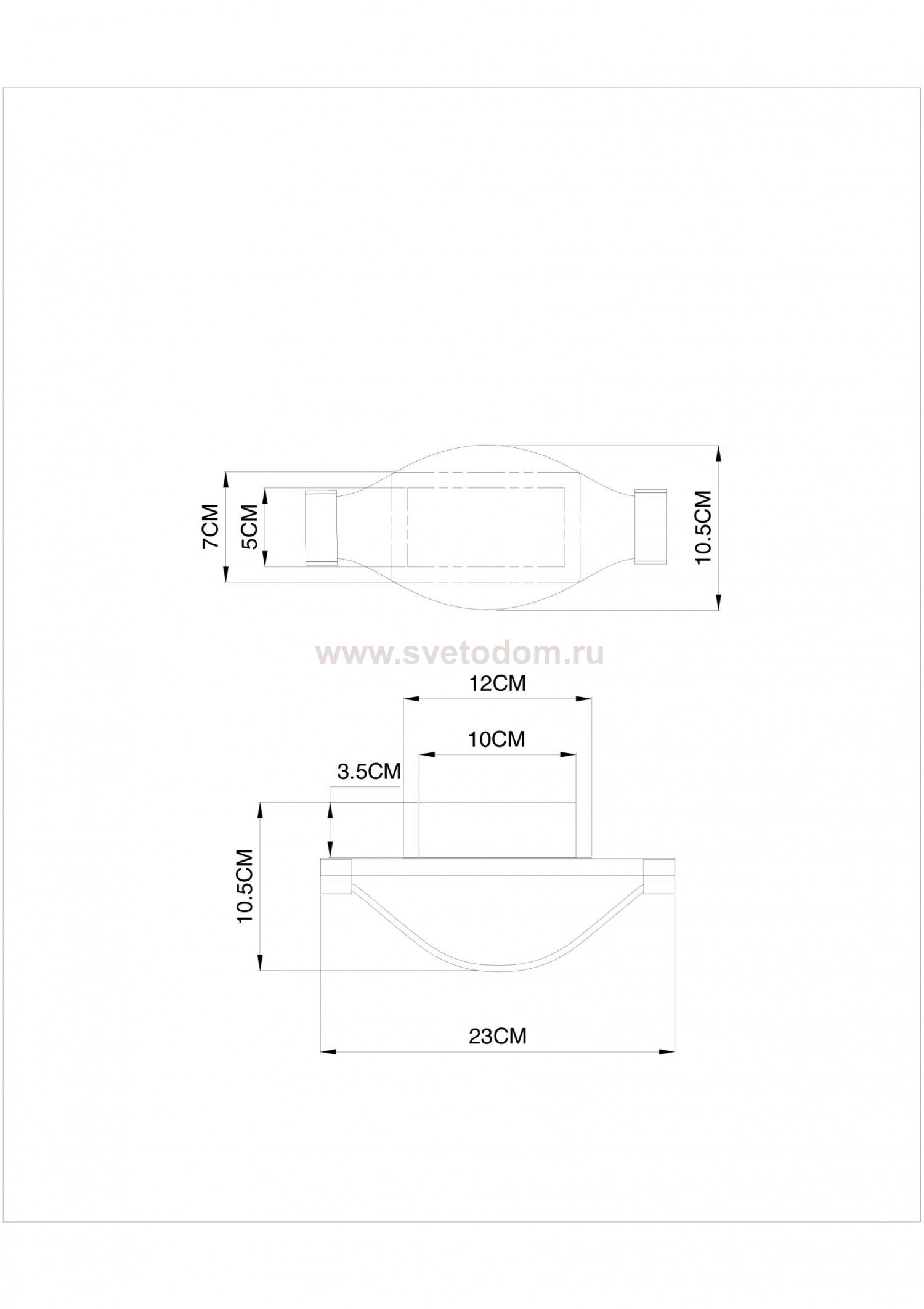 Светильник настенный Arte Lamp A1868AP-1PB GRACE