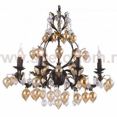 Подвесная люстра Arte lamp A1870LM-8BG Cipollino