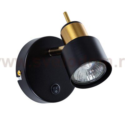 Светильник поворотный Arte Lamp A1906AP-1BK ALMACH