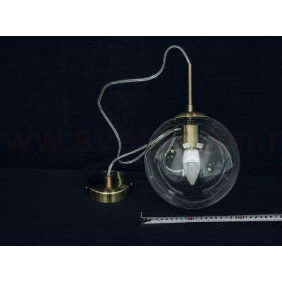 Светильник подвесной прозрачный 200мм Arte Lamp A1920SP-1AB VOLARE