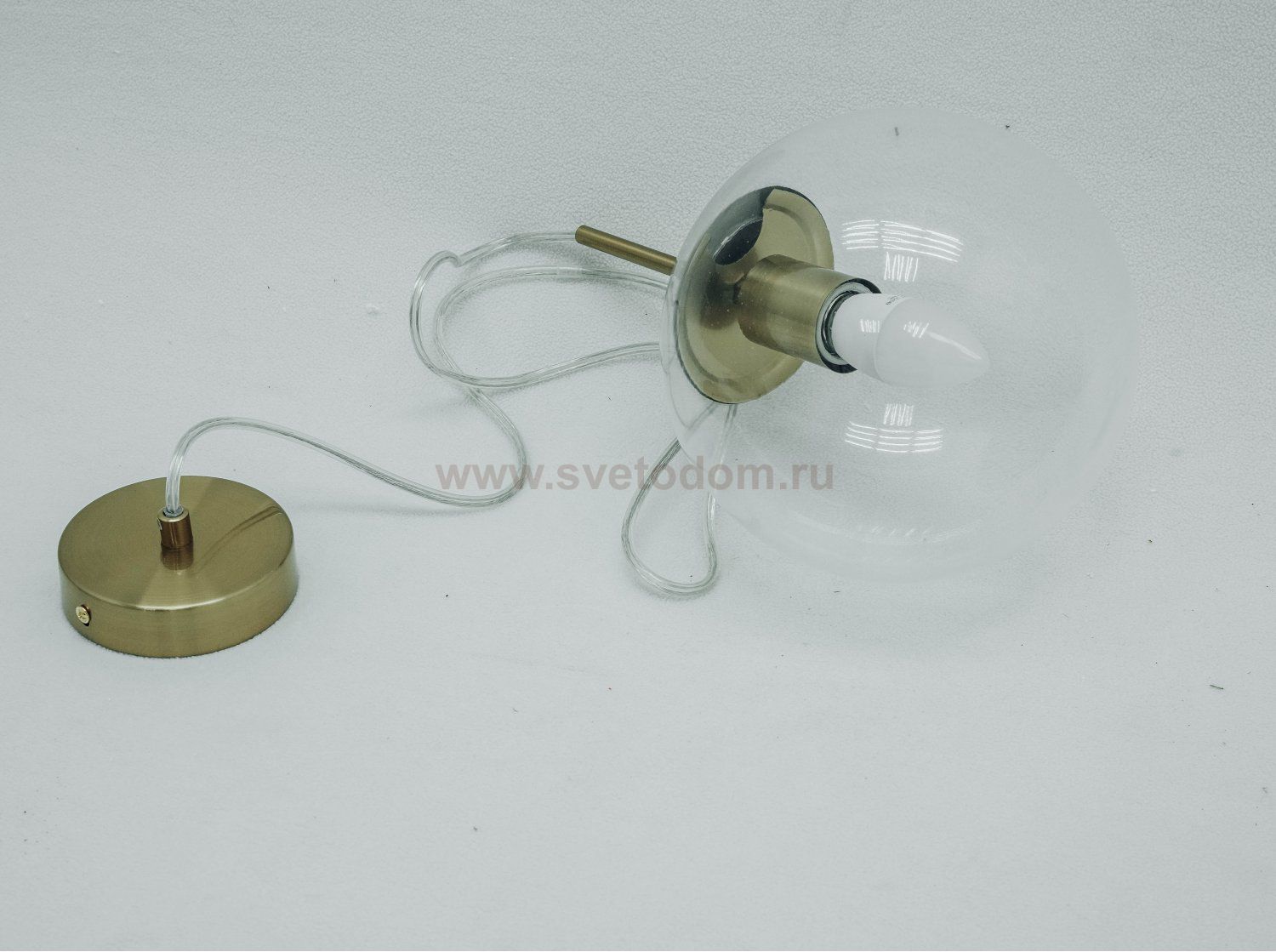 Светильник подвесной прозрачный 200мм Arte Lamp A1920SP-1AB VOLARE