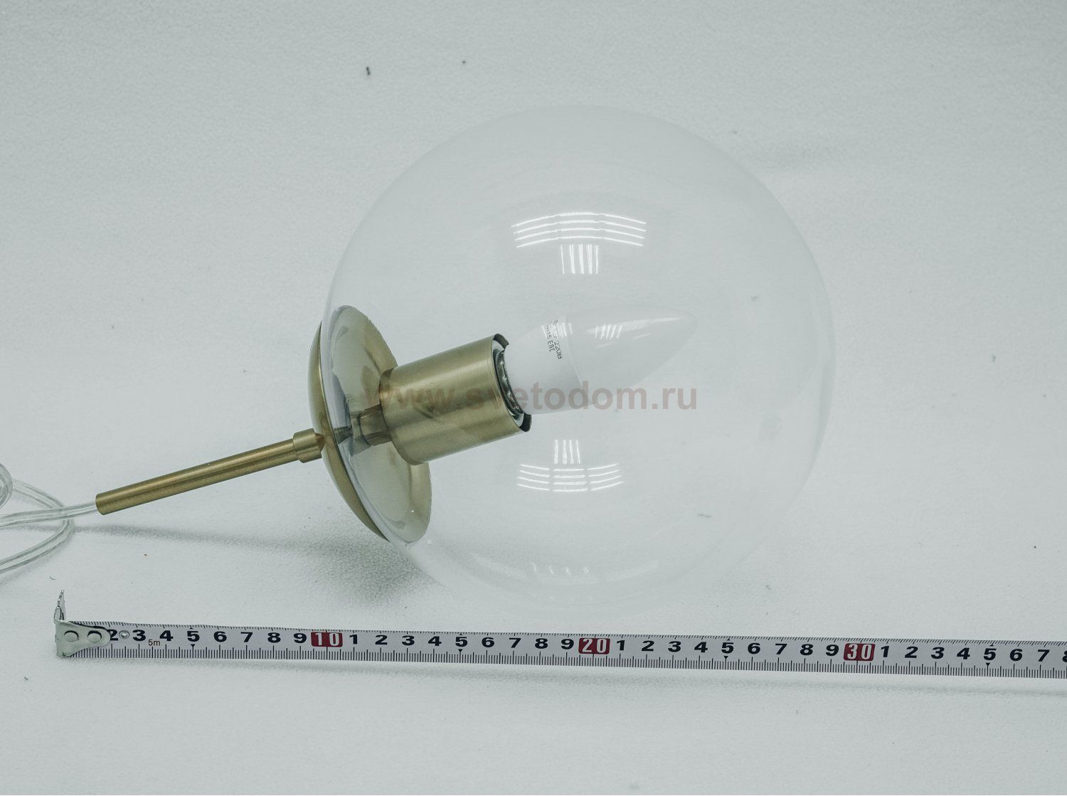 Светильник подвесной прозрачный 200мм Arte Lamp A1920SP-1AB VOLARE