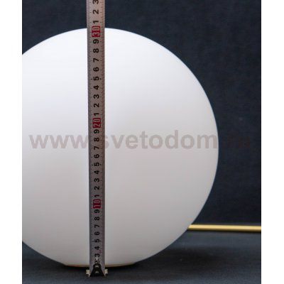 Плафон стекло белое матовое 300мм с резьбой 49мм бронза Arte Lamp A1922SP-1 BOLLA-UNICA