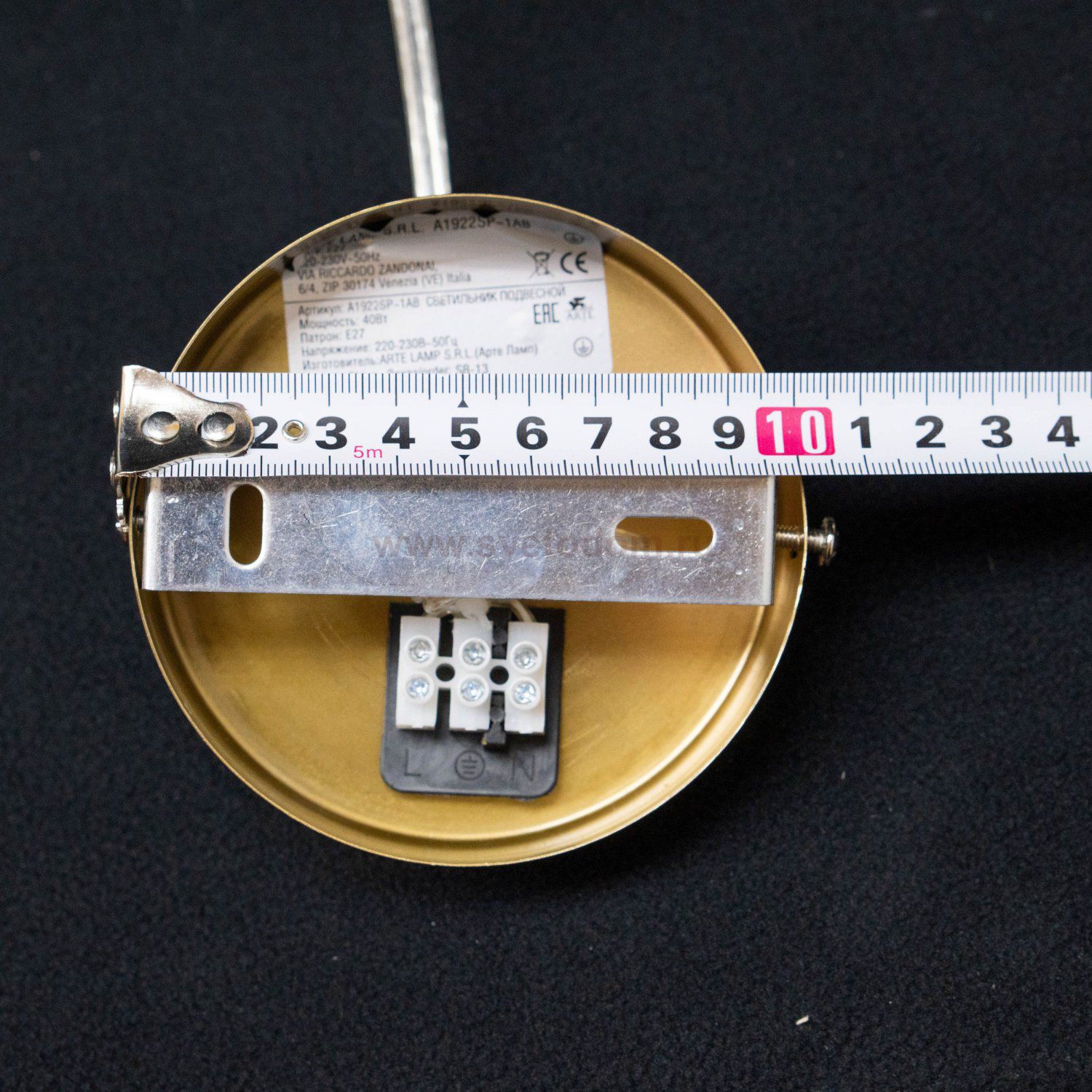 Светильник подвесной Arte Lamp A1922SP-1AB 300мм BOLLA-UNICA