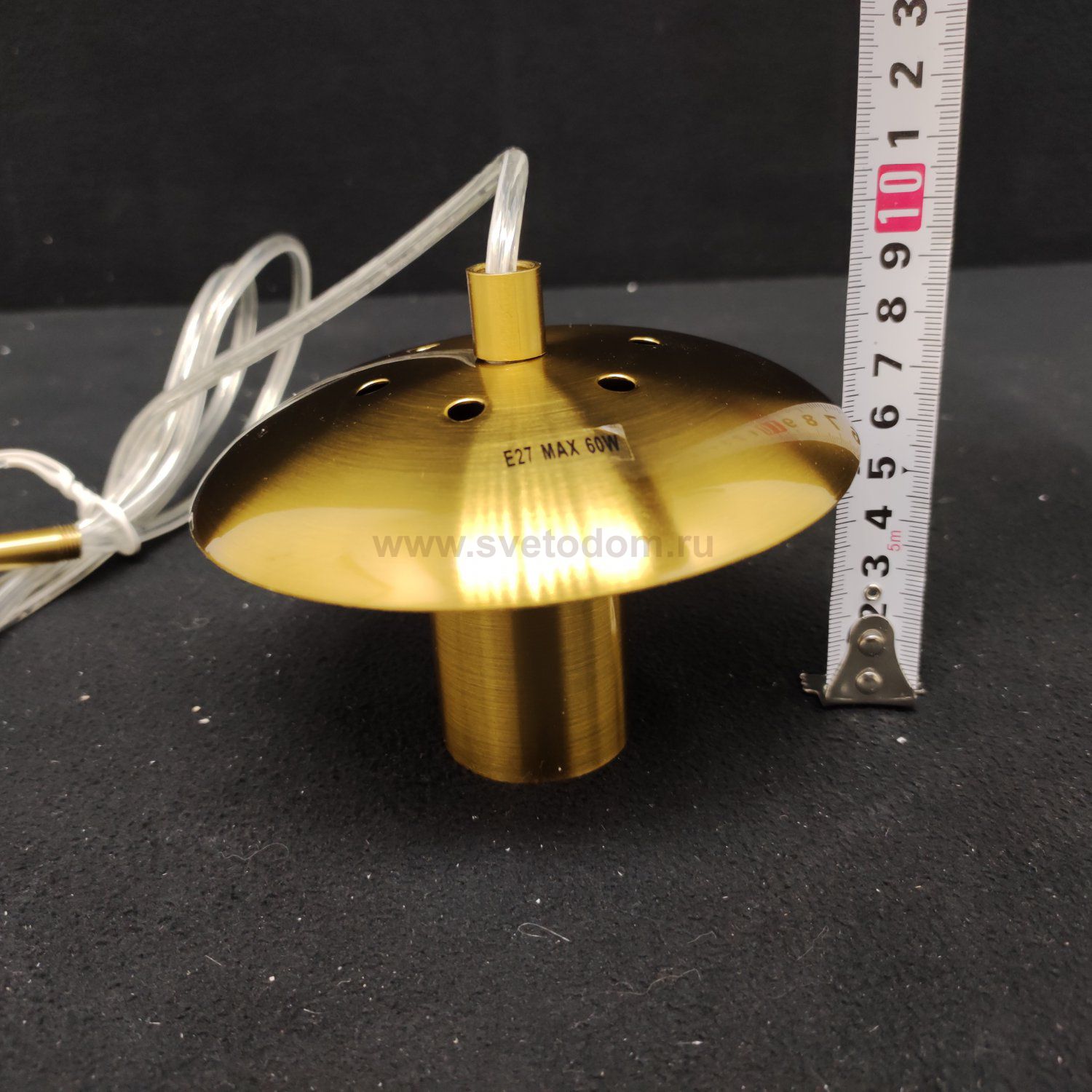 Светильник подвесной 250мм Arte Lamp A1925SP-1AB Volare прозрачный