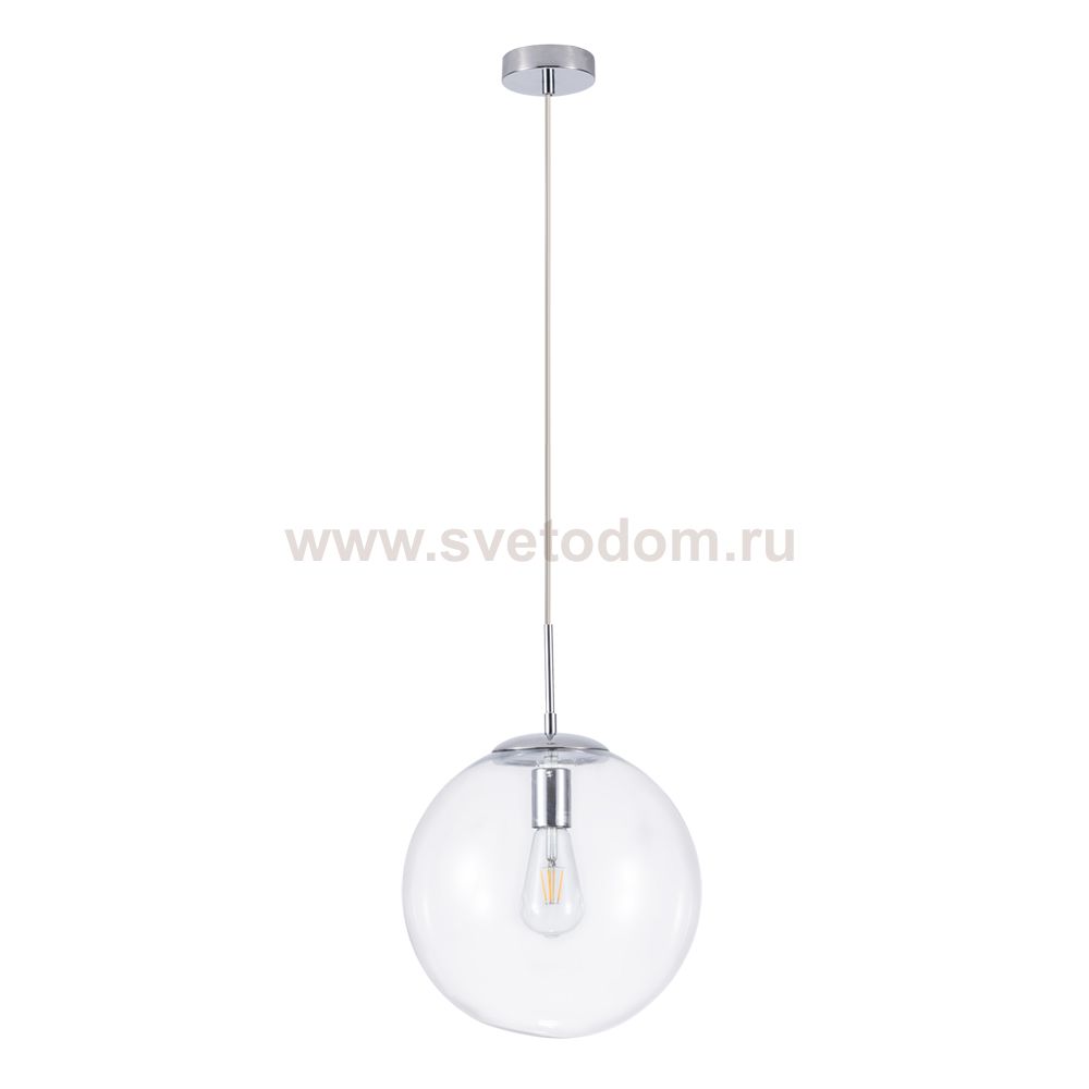 Светильник подвесной 300мм прозрачный Arte Lamp A1930SP-1CC VOLARE