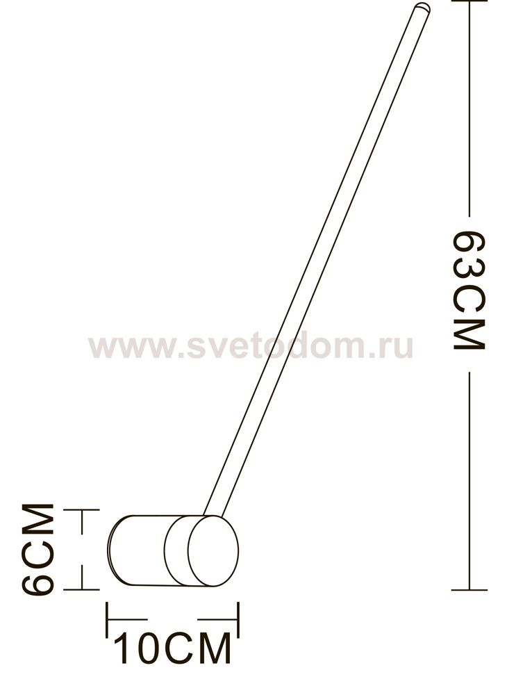 СВЕТИЛЬНИК НАСТЕННЫЙ Arte lamp A2027AP-1PB POLIS