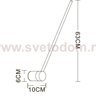 СВЕТИЛЬНИК НАСТЕННЫЙ Arte lamp A2027AP-1PB POLIS