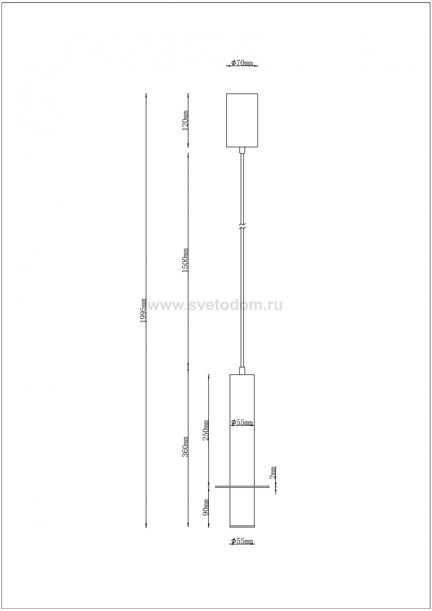 Точечный подвесной светильник Arte lamp A2034SP-1WH ASCELLA