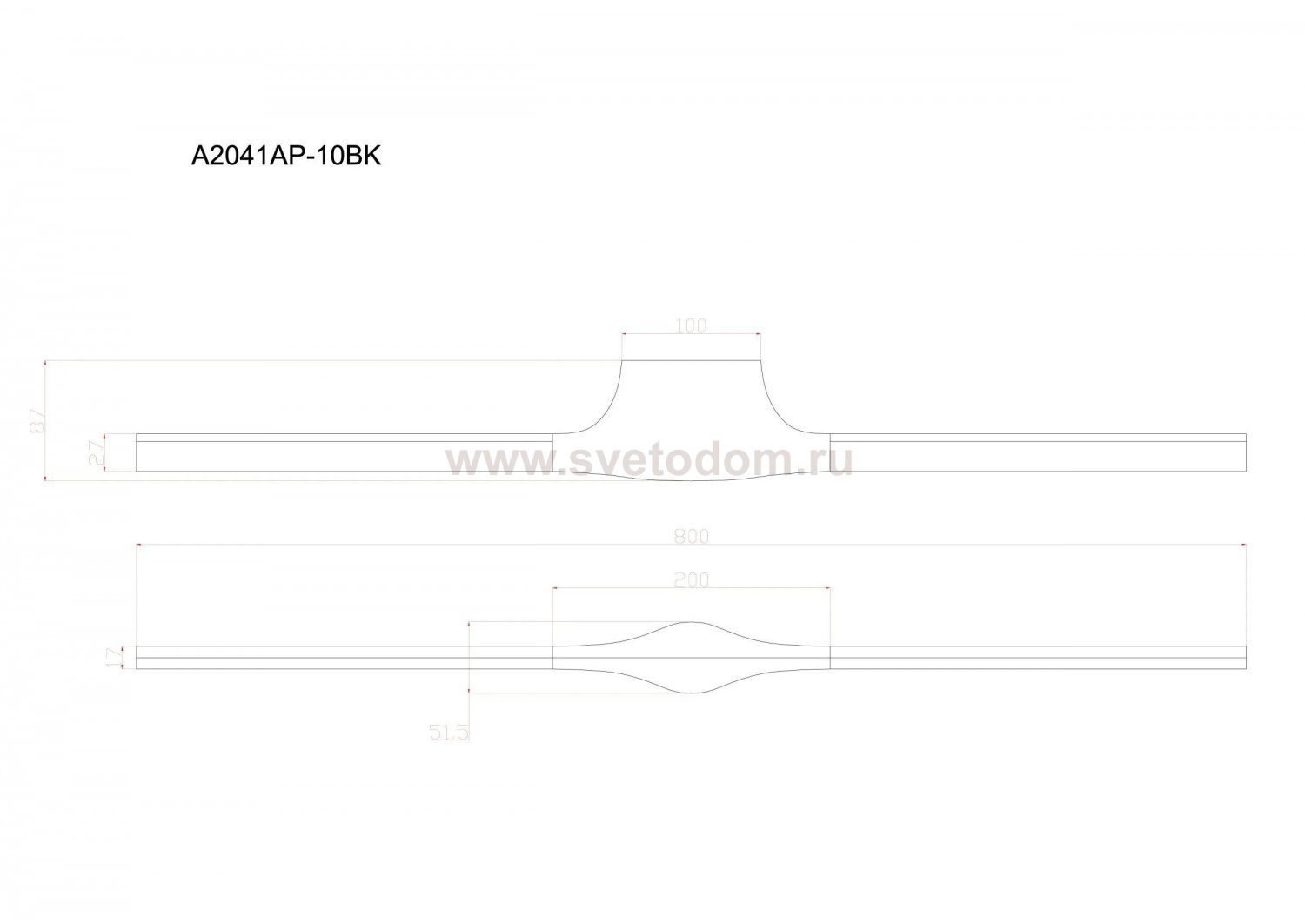 Декоративные подсветки Arte Lamp A2041AP-10BK GACRUX