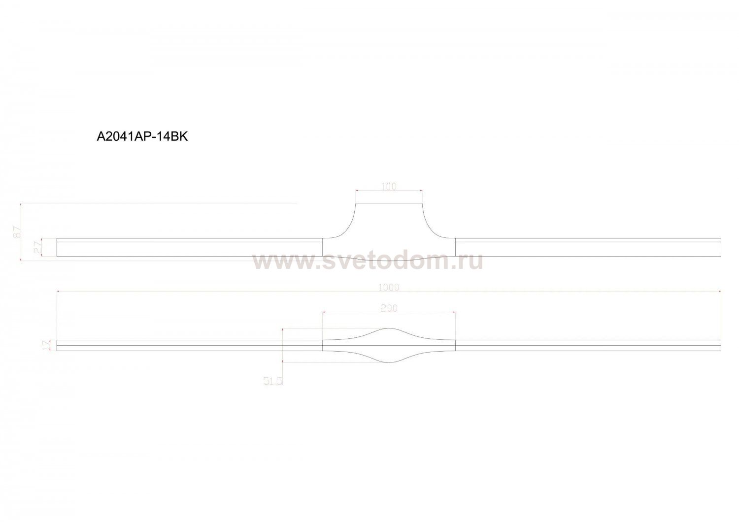 Декоративные подсветки Arte Lamp A2041AP-14BK GACRUX