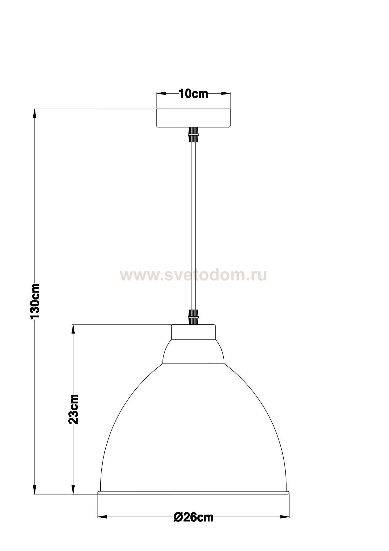 Светильник подвесной бронзовый Arte lamp A2055SP-1AB