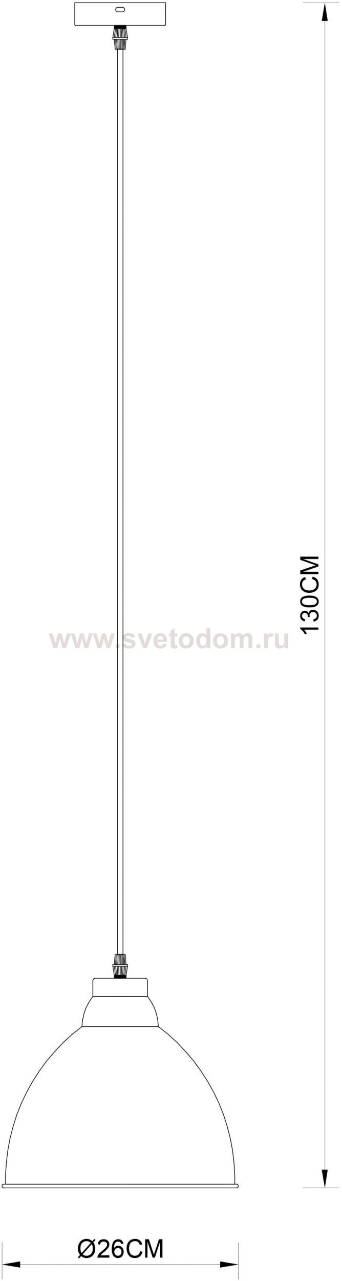 Светильник подвесной черный Arte lamp A2055SP-1BK Casato