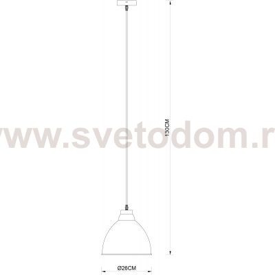 Светильник подвесной черный Arte lamp A2055SP-1BK Casato