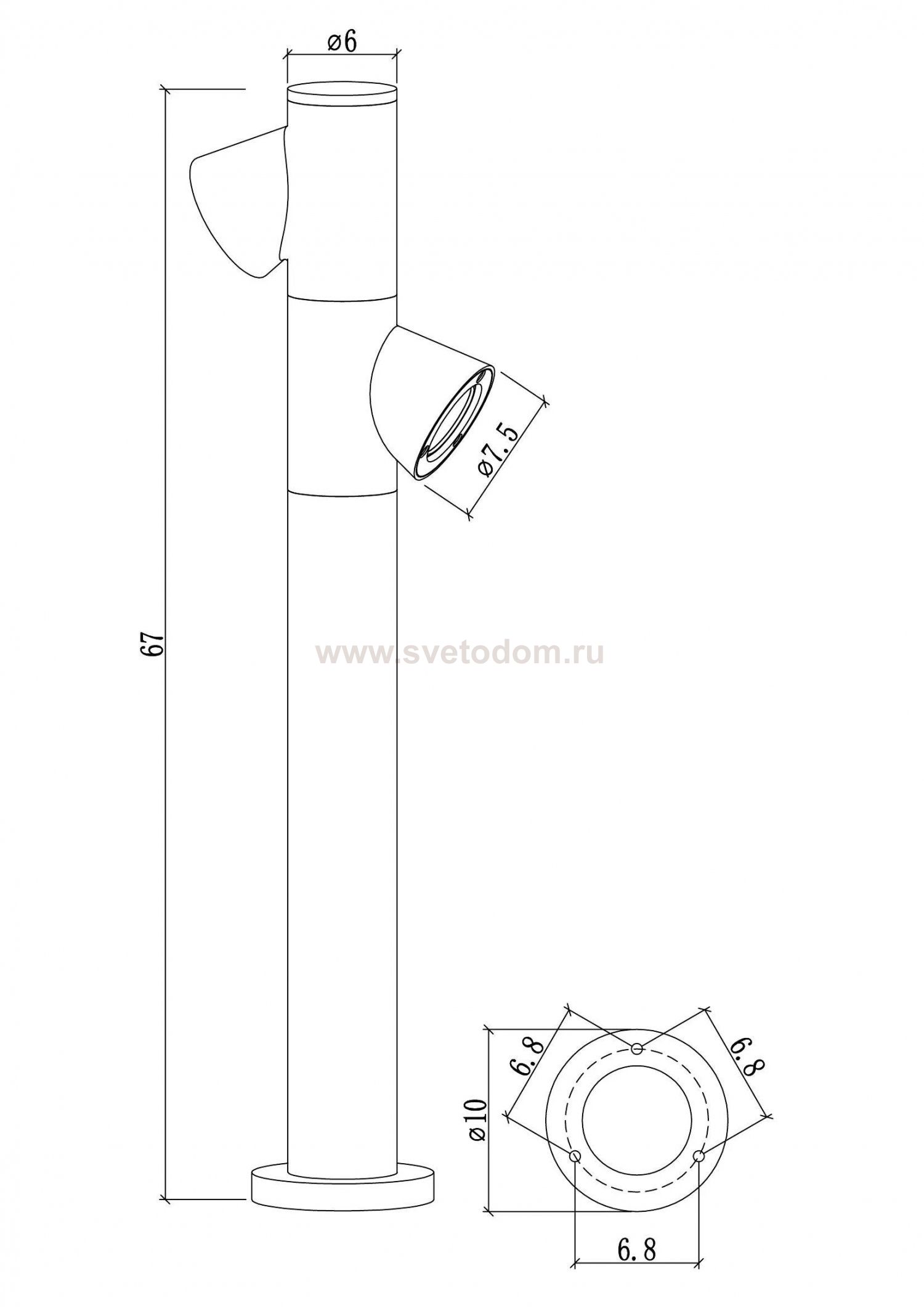 Ландшафтные светильники Arte Lamp A2063PA-2BK BROOKLYN