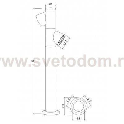 Ландшафтные светильники Arte Lamp A2063PA-2BK BROOKLYN