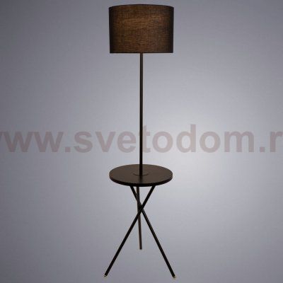 Торшер с одним плафоном Arte Lamp A2070PN-1BK COMBO