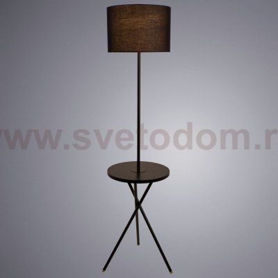 Торшер с одним плафоном Arte Lamp A2070PN-1BK COMBO