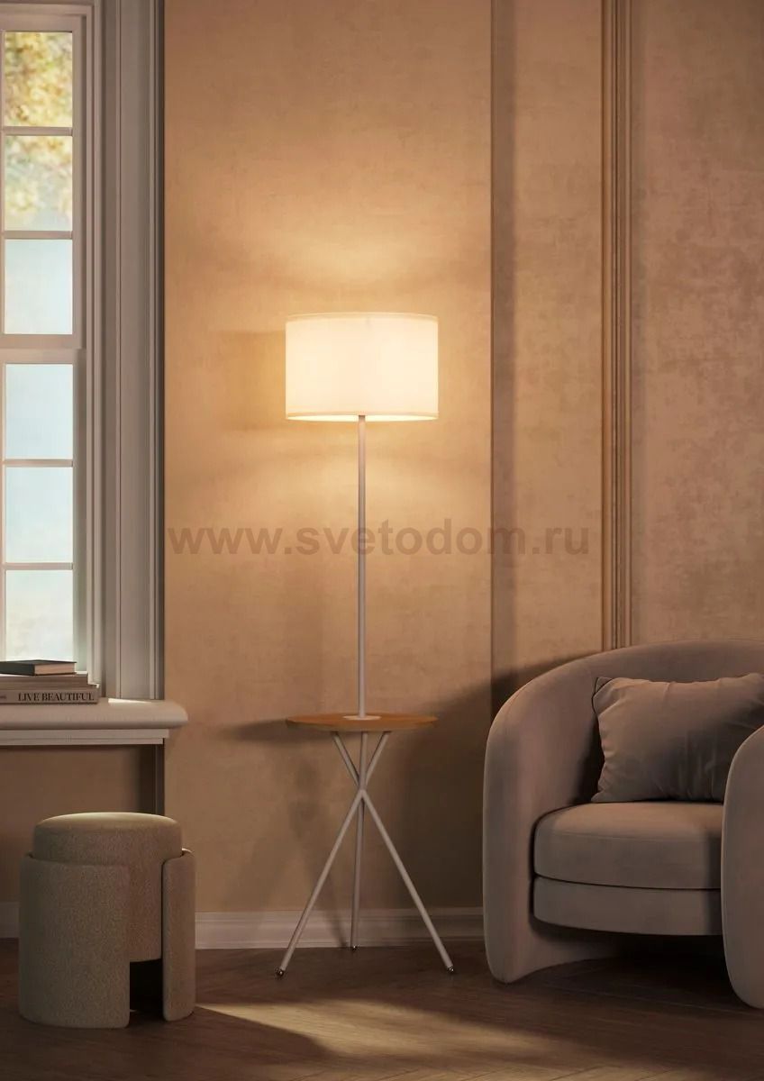 Торшер напольный Arte Lamp A2070PN-1WH COMBO