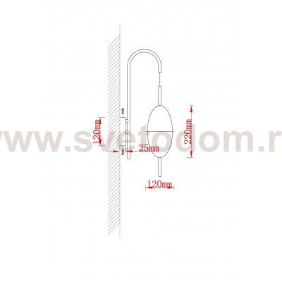 Бра Arte Lamp A2089AP-3GO ANDROMEDA